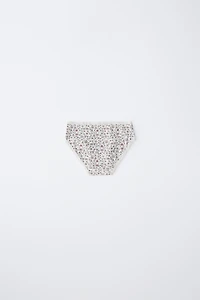 2-6 YEARS/ SIX-PACK OF FLORAL UNDERWEAR