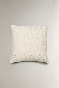 KIDS' CHIFFON FLORAL THROW PILLOW COVER