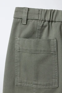 BARREL PANTS WITH SEAM DETAIL