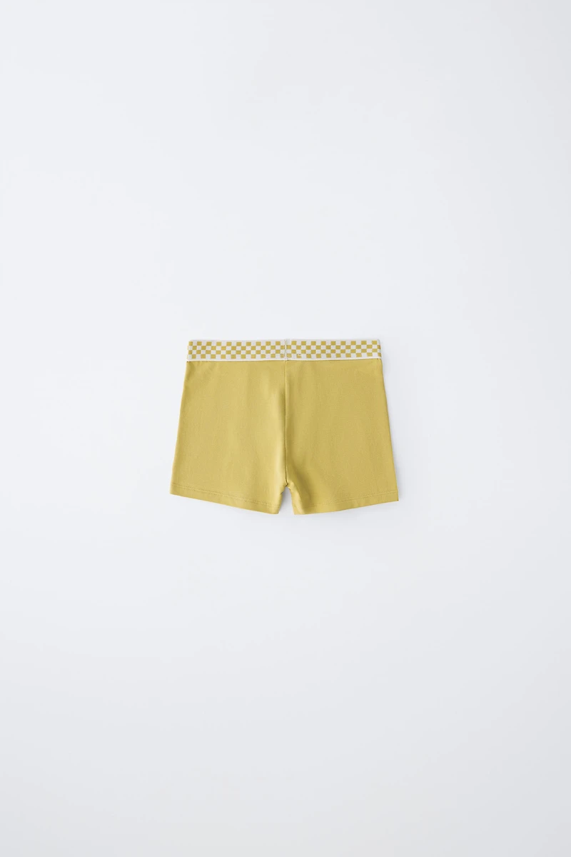 6-14 ANS/ LOT DE CINQ BOXERS À DAMIER
