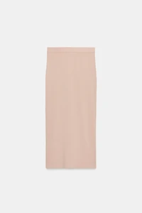 KNIT MIDI SKIRT