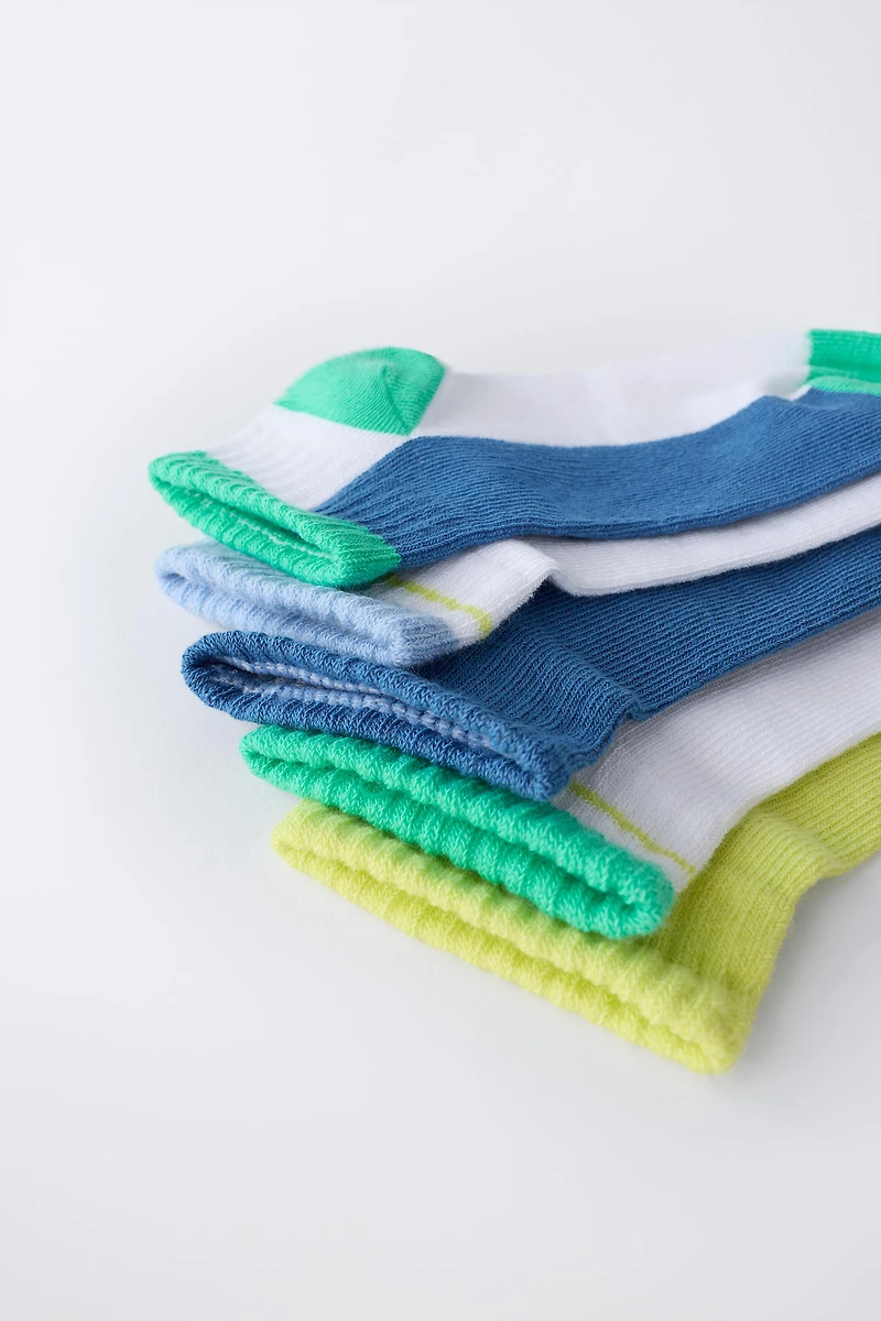 FIVE-PACK OF SHORT SOCKS