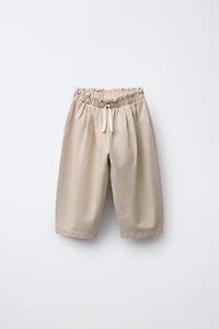 PANTALON BAGGY DÉTAIL CROCHET