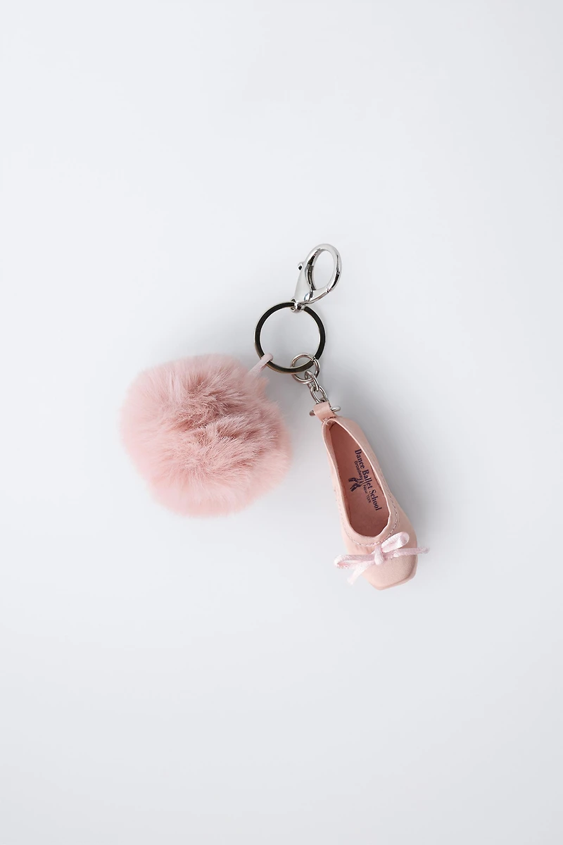 BALLET SHOE KEYCHAIN