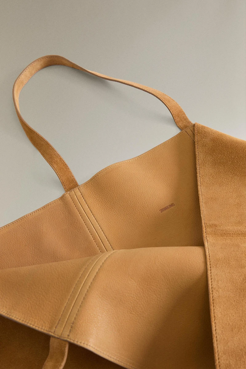 LEATHER TOTE BAG