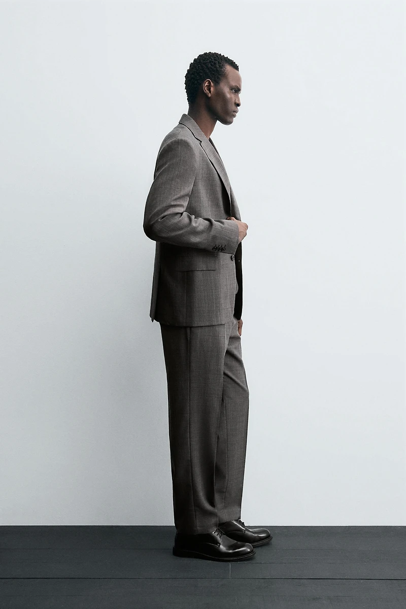 PLAID SUIT PANTS
