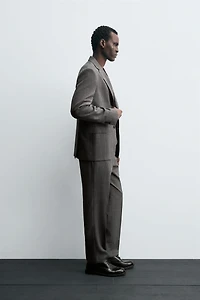 PLAID SUIT PANTS