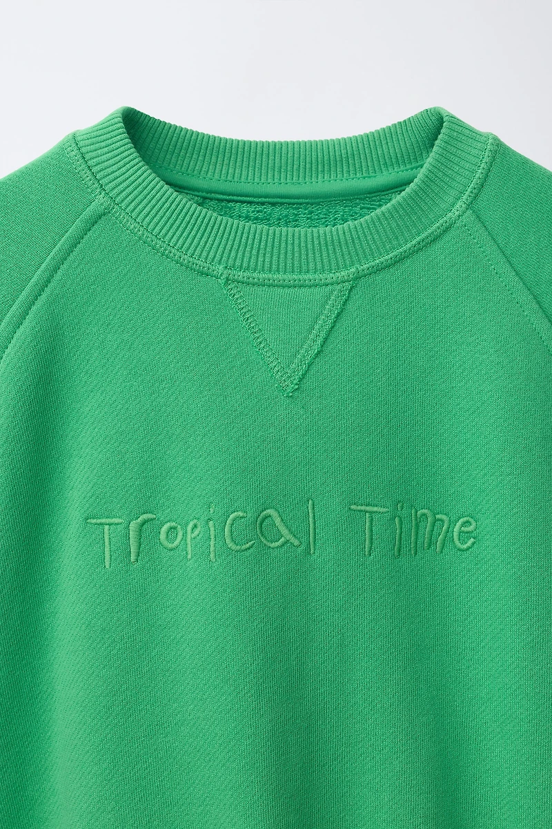 SWEAT MANCHES RAGLAN