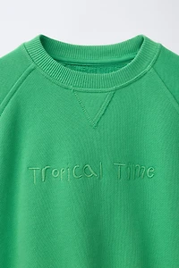 SWEAT MANCHES RAGLAN