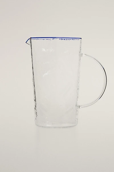 HEXAGONAL BOROSILICATE PITCHER