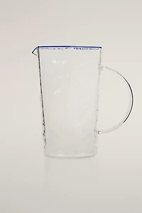 HEXAGONAL BOROSILICATE PITCHER