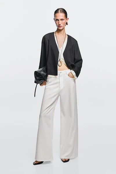 Jean wide leg fluide