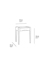 TABLE DE CHEVET EN CHÊNE AVEC TIROIR