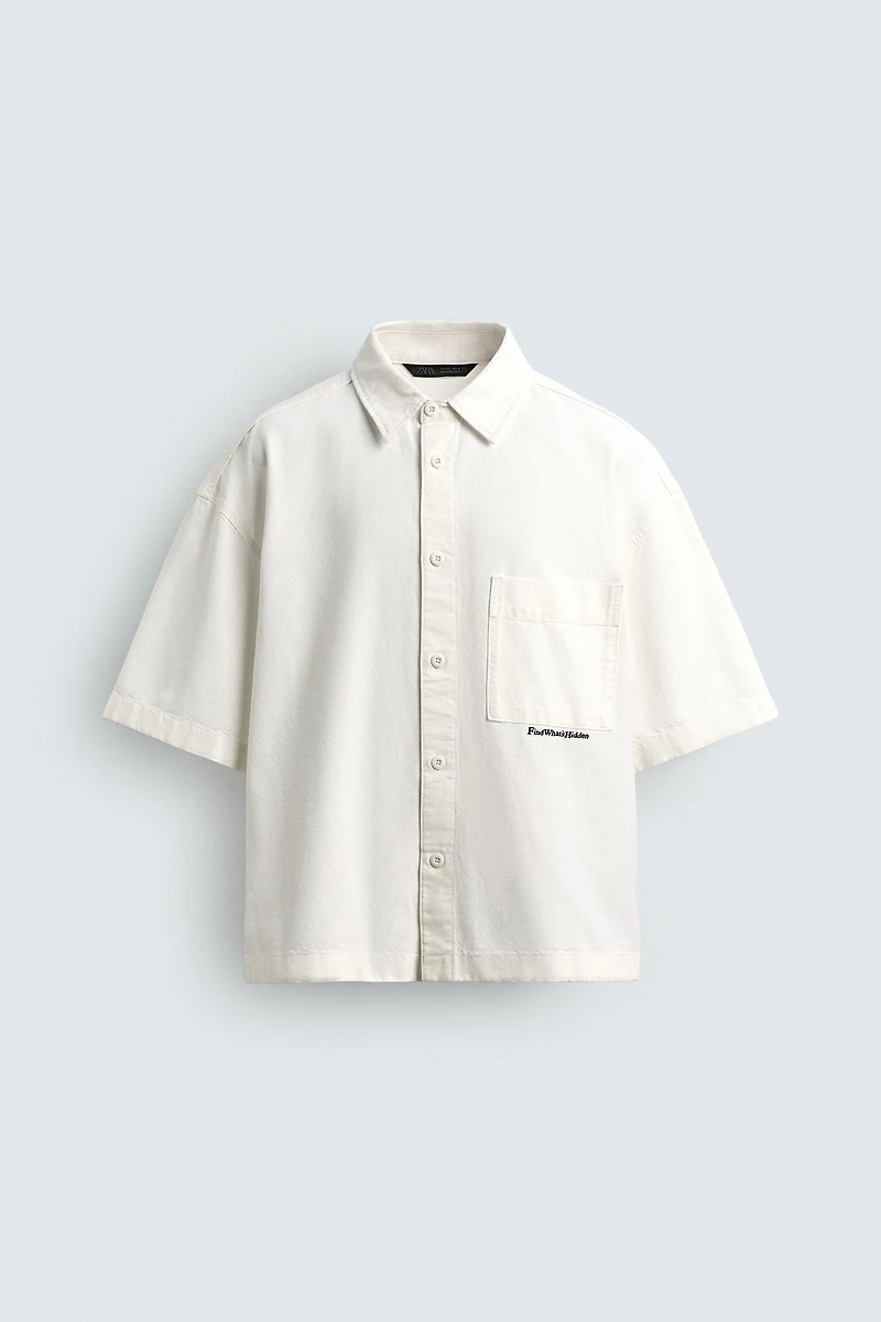 GOLF PRINT RELAXED FIT SHIRT