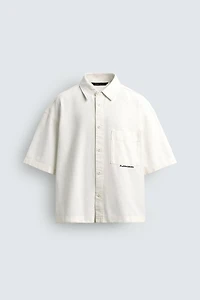 GOLF PRINT RELAXED FIT SHIRT