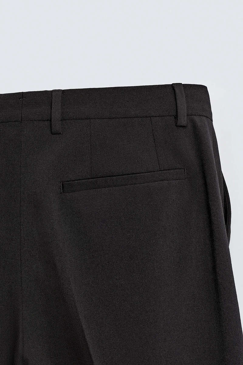 PANTALON DE COSTUME SMOKING AVEC LAINE