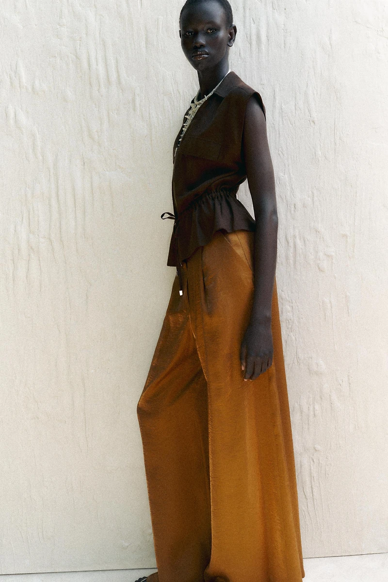 LINEN SAFARI TOP