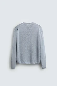 REGULAR FIT 100% LINEN JUMPER