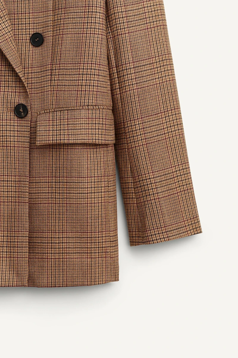 100% WOOL PLAID BLAZER LIMITED EDITION