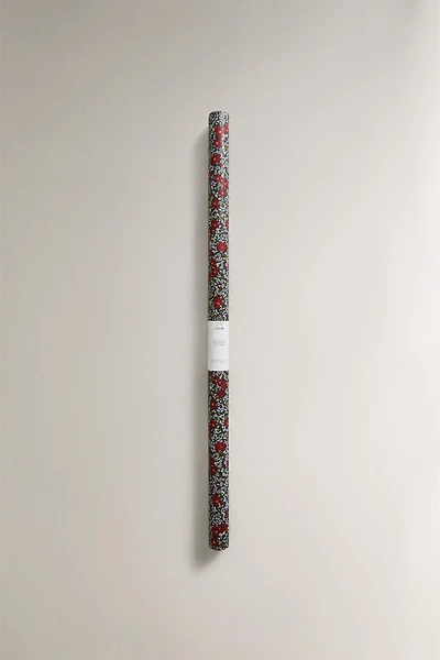 PAPIER CADEAU FLORAL NOËL