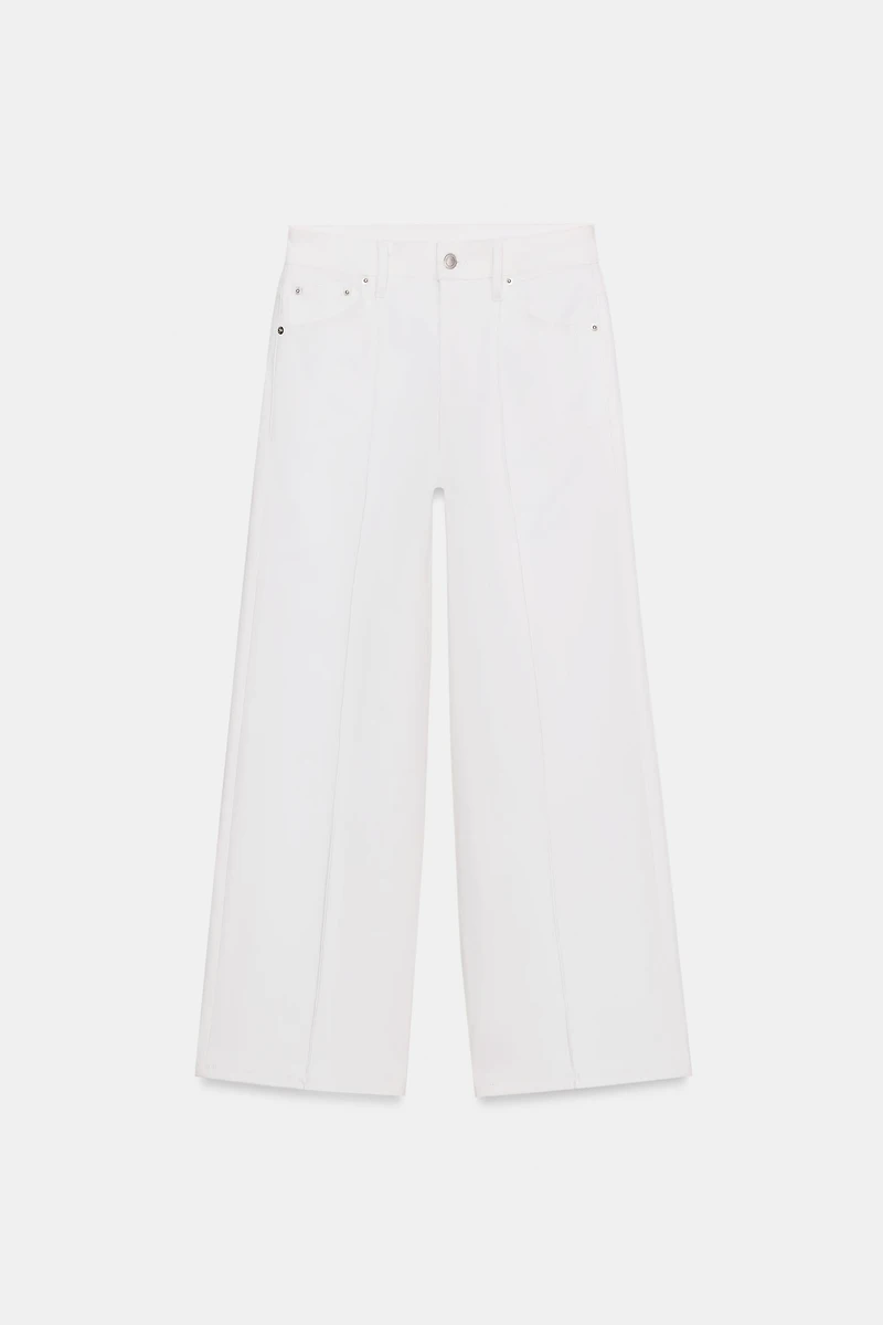 ZW COLLECTION WIDE LEG HIGH-RISE JEANS