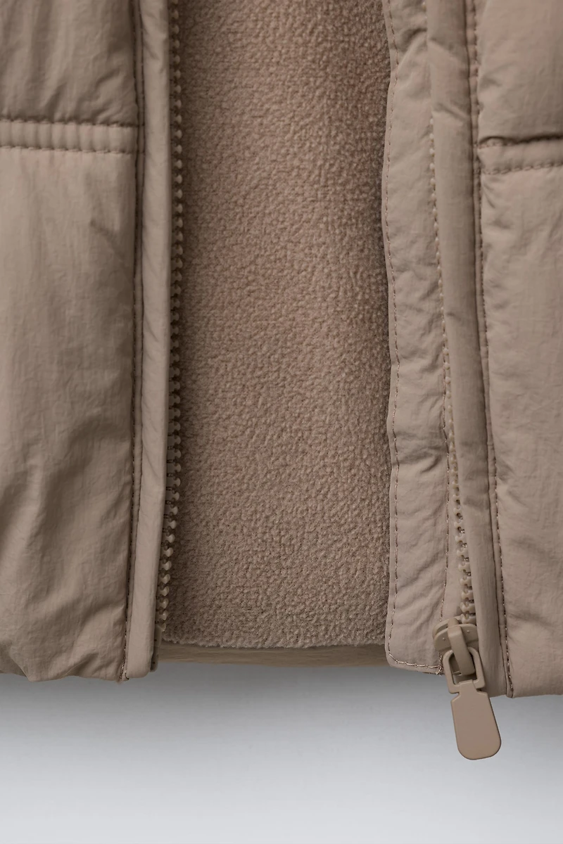 WATER REPELLENT HOODED PUFFER COAT