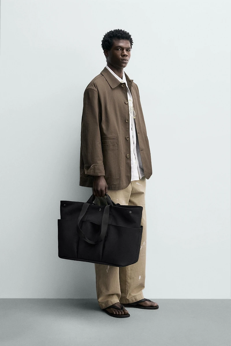 RELAXED FIT COTTON OVERSHIRT