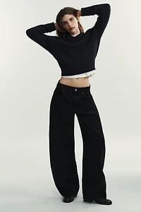 TRF HIGH-RISE OVERSIZE BALLOON JEANS