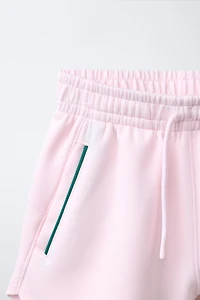 MODAL SHORTS WITH CONTRAST PIPING