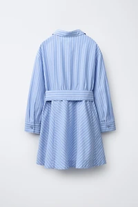 ROBE CHEMISE À RAYURES