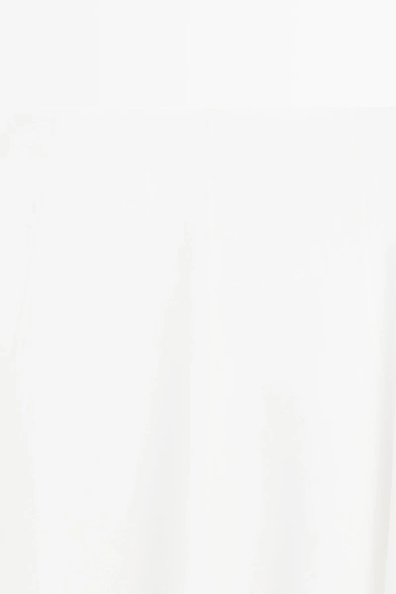 Flared midi skirt with embroidery