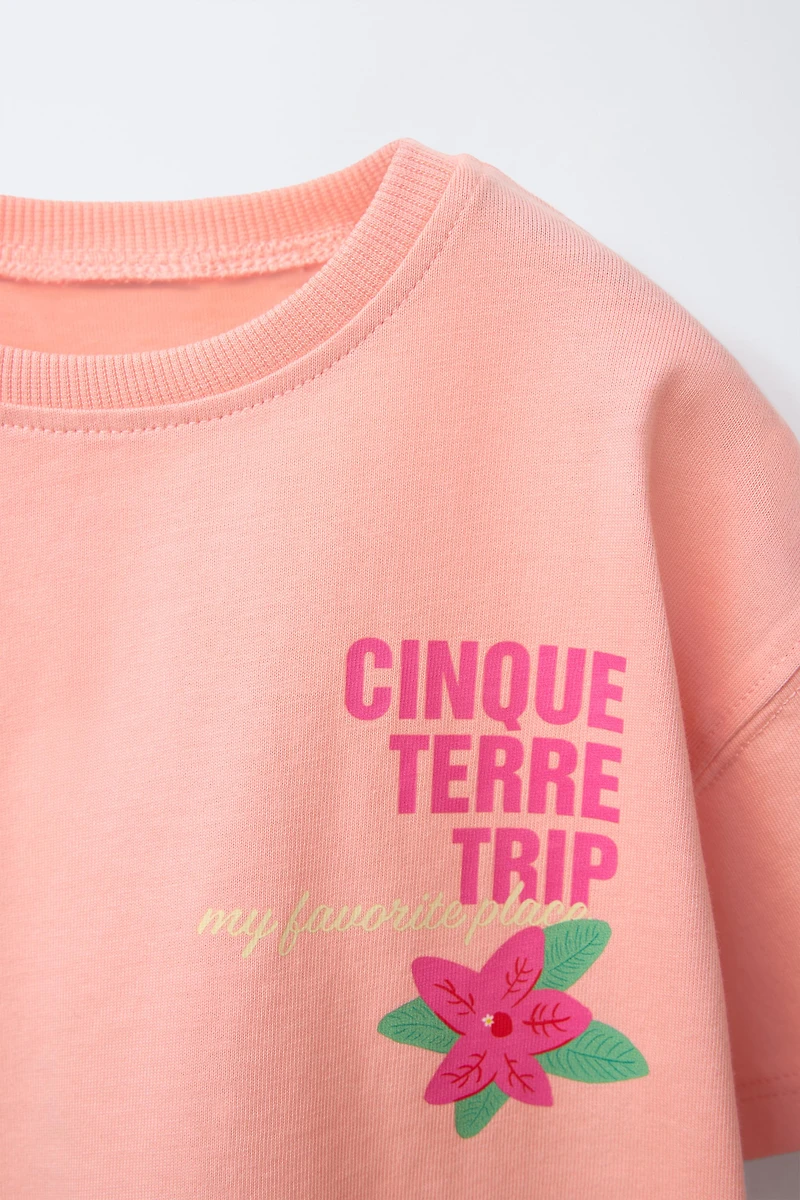 BEACH PRINT T-SHIRT