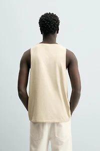 MEDIUM WEIGHT REGULAR FIT TANK TOP