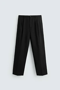 PANTALON FLUIDE COUPE LARGE PLIS