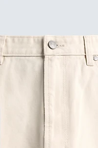 ABSTRACT PRINT TEXTURED PANTS