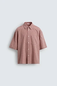 CHEMISE À CARREAUX COUPE DÉCONTRACTÉE