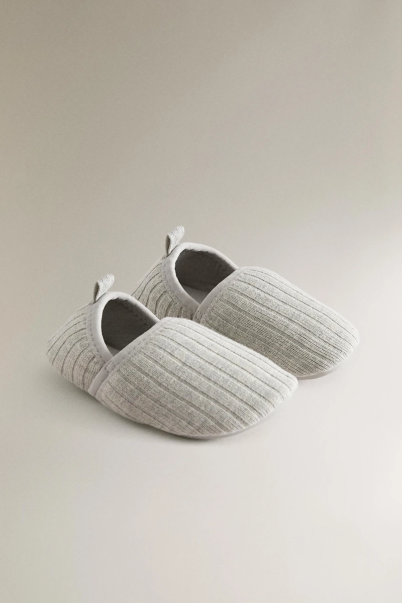 CHAUSSONS ENFANT BABOUCHE COTON