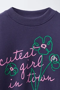 SWEAT BRODERIES INSCRIPTION