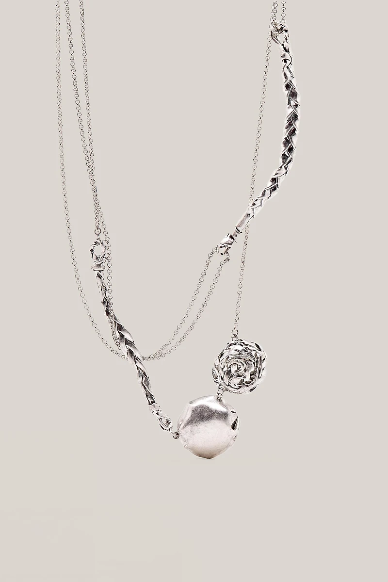 Long multiway basket necklace - LIMITED EDITION
