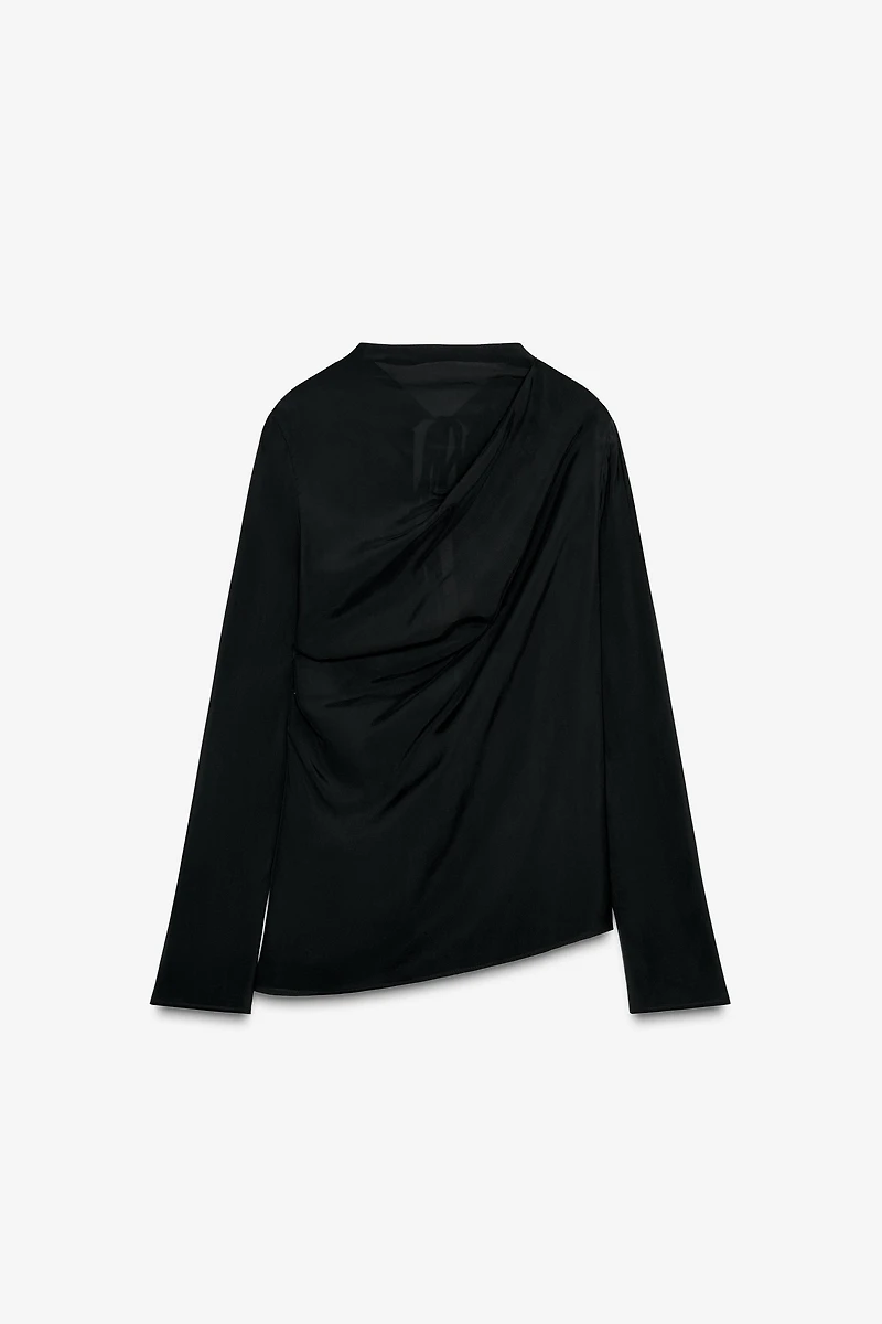 LIMITED EDITION DRAPED BLOUSE