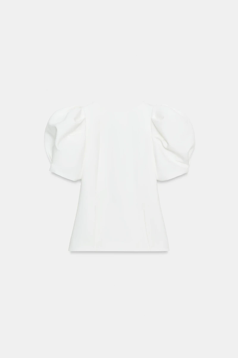 BALLOON SLEEVE TOP