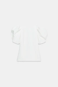 BALLOON SLEEVE TOP