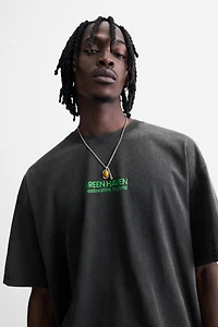 WASHED TEXT T-SHIRT