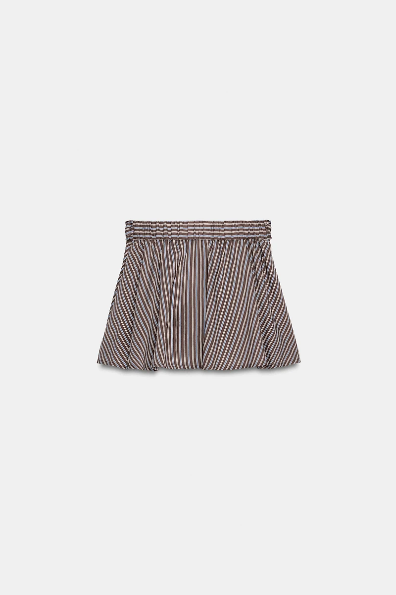 STRIPED SHORTS WITH TIE