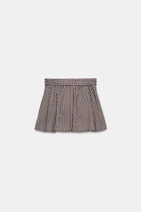 STRIPED SHORTS WITH TIE