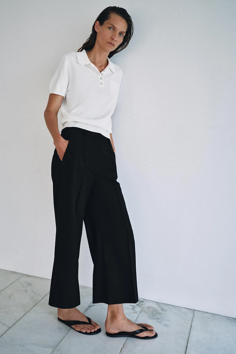 ZW COLLECTION CROPPED PANTS