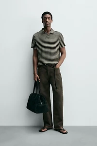 POLO REGULAR FIT STRUCTURÉ
