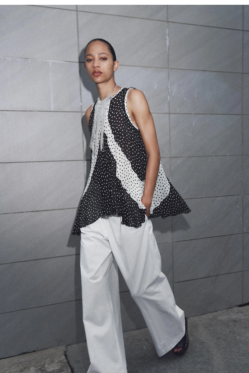POLKA DOT TOP ZW COLLECTION