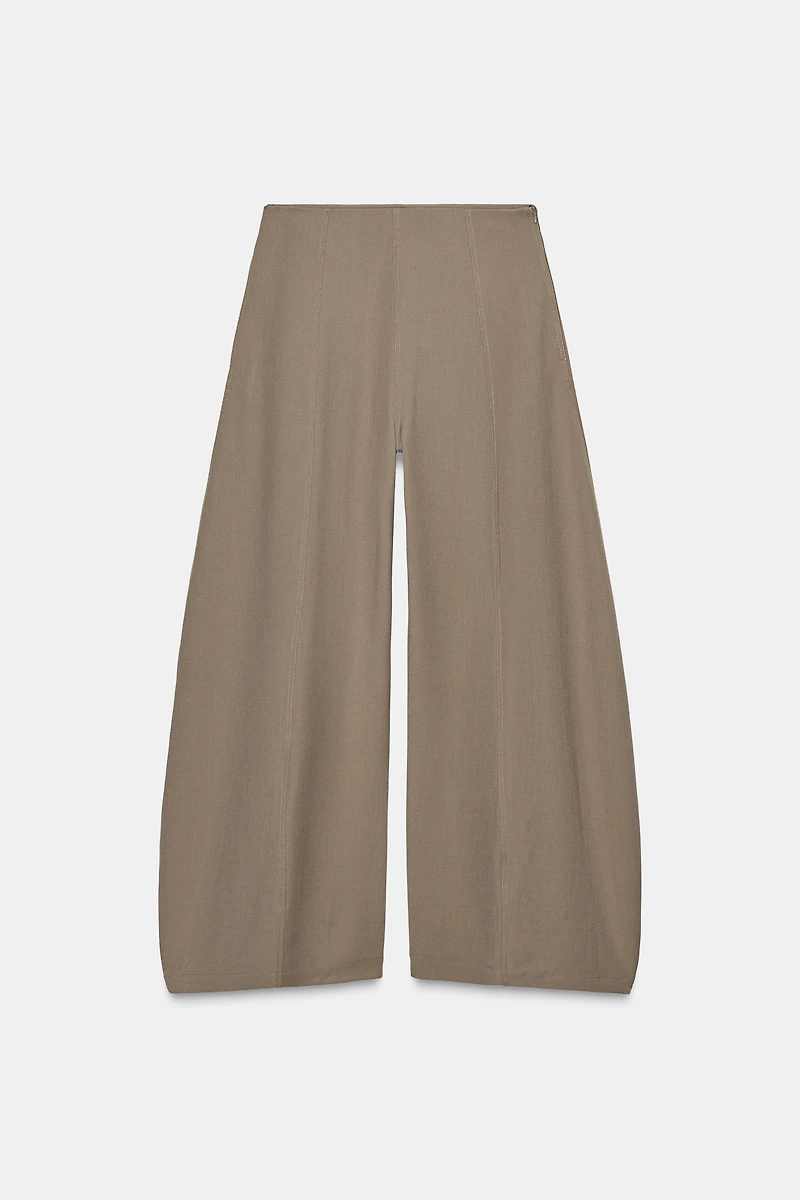 VOLUME WIDE LEG PANTS ZW COLLECTION