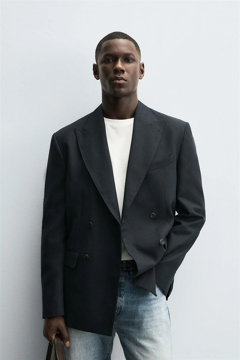 VESTE À BOUTONNAGE CROISÉ